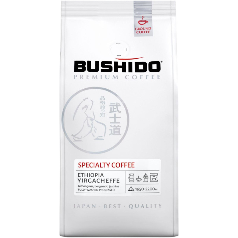 Изображение товара Кофе Bushido Specialty Coffee молотый 227г Высокое качество ароматный вкус