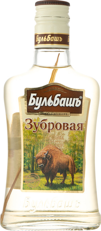Изображение товара Настойка Бульбашъ Зубровая горькая 40%, 200мл