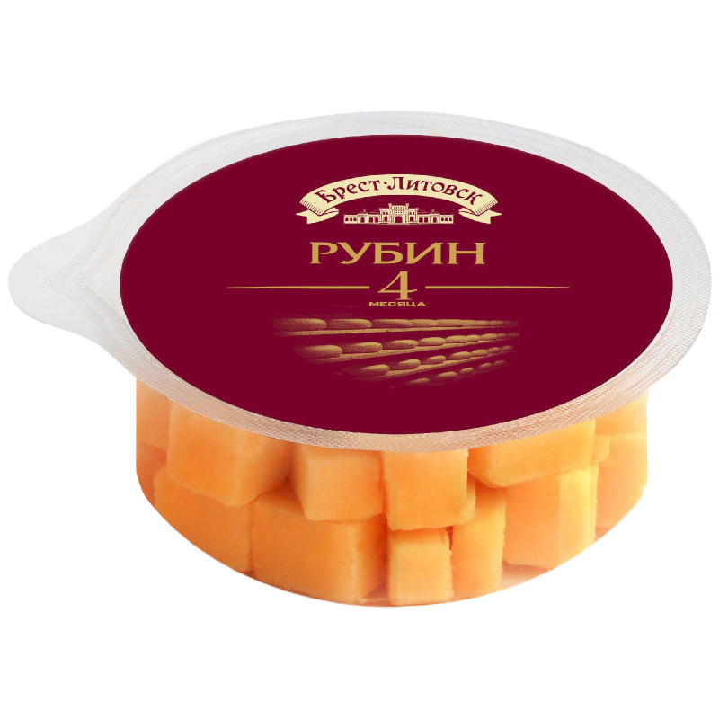 Изображение товара Сыр Брест-Литовск Рубин полутвёрдый 50%,150г
