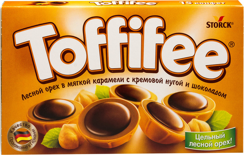 Изображение товара Конфеты Toffifee лесной орех в карамели, 125г