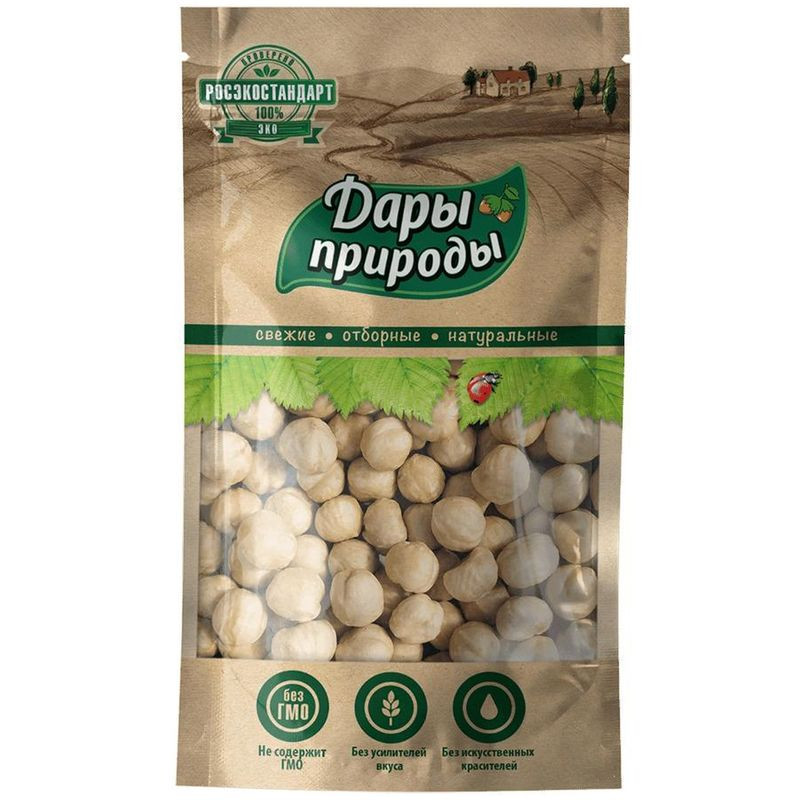 Изображение товара Жареный фундук ядро 70 г Дары Природы натуральный орех для перекусов