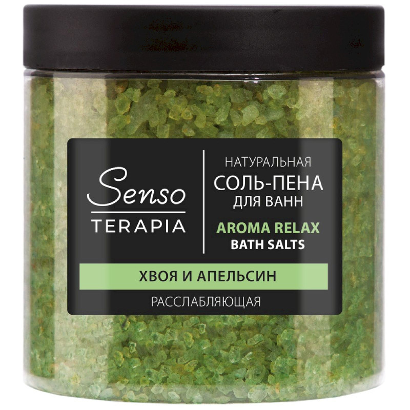 Изображение товара Соль-пена для ванн Sensoterapia Aroma Relax расслабляющая, 560г