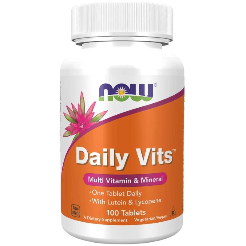 Изображение товара БАД Now Дейли Витс 100 таблеток - полезные витамины для организма