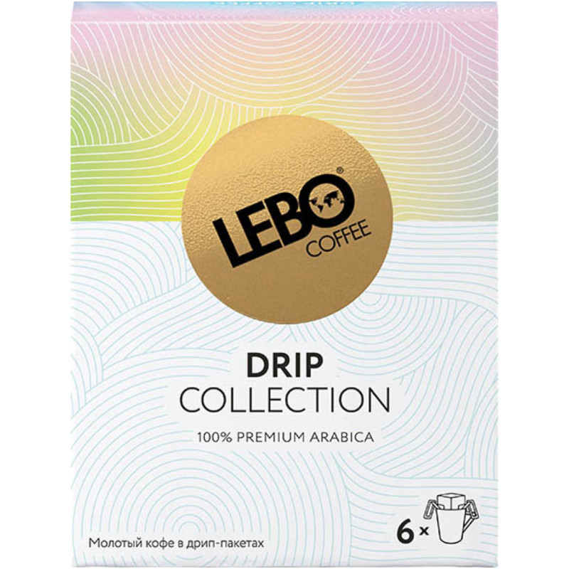 Изображение товара Кофе Lebo Drip Collection молотый в дрип-пакетах, 63г
