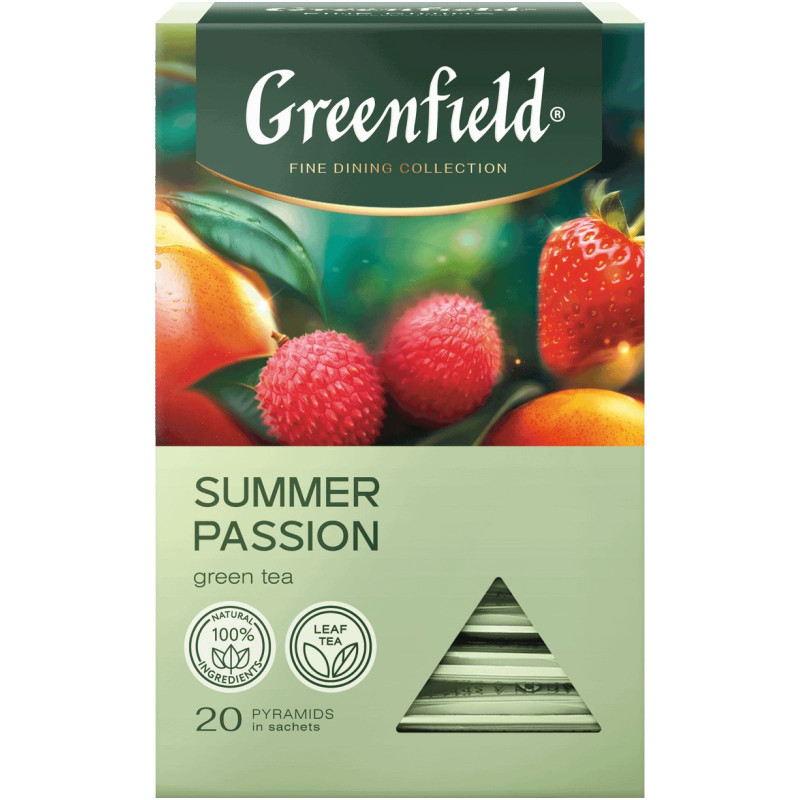 Изображение товара Чай Greenfield Summer Passion манго-личи-клубника, 20х1.8г
