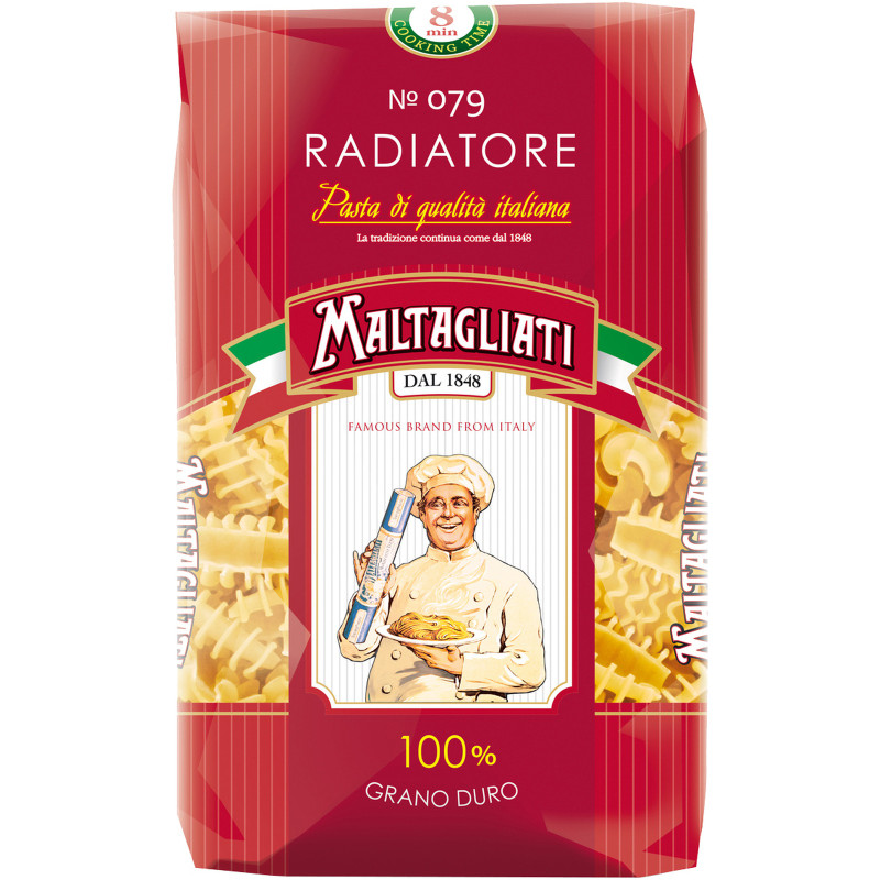 Изображение товара Макароны Maltagliati Radiatore группа А высший сорт, 450г