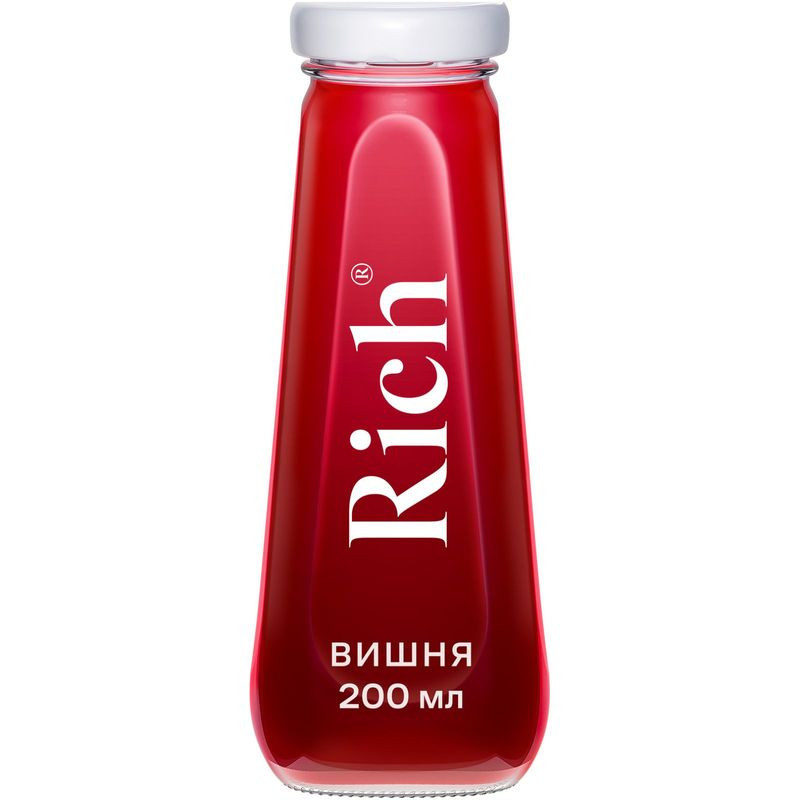 Изображение товара Нектар Rich вишнёвый 200 мл натуральный фруктовый напиток Россия