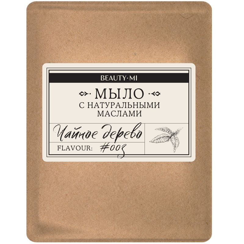Изображение товара Мыло Beautymi Чайное дерево 100 г натуральное очищающее средство для всех типов кожи