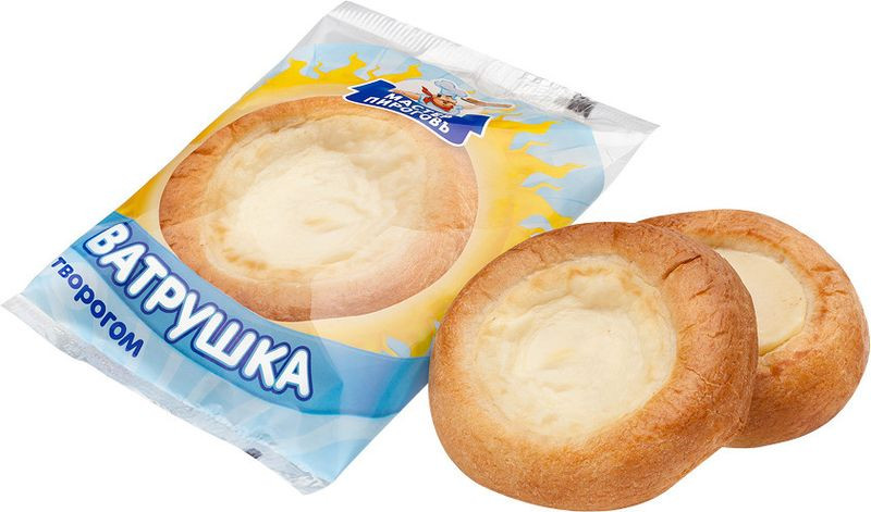 Изображение товара Ватрушка Мастер Пироговъ с творогом 100г свежая выпечка
