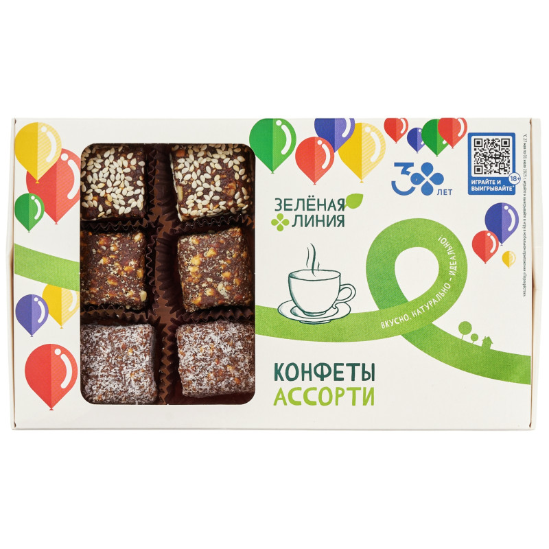 Изображение товара Конфеты ассорти Зелёная Линия, 200г