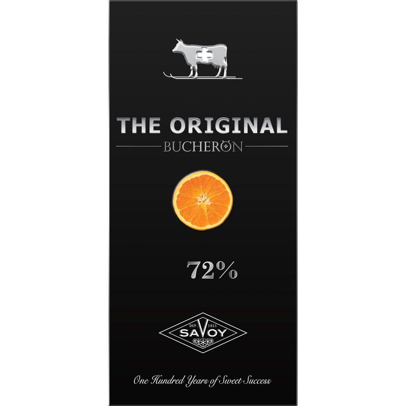Изображение товара Горький шоколад Bucheron The Original с кусочками апельсина 90г