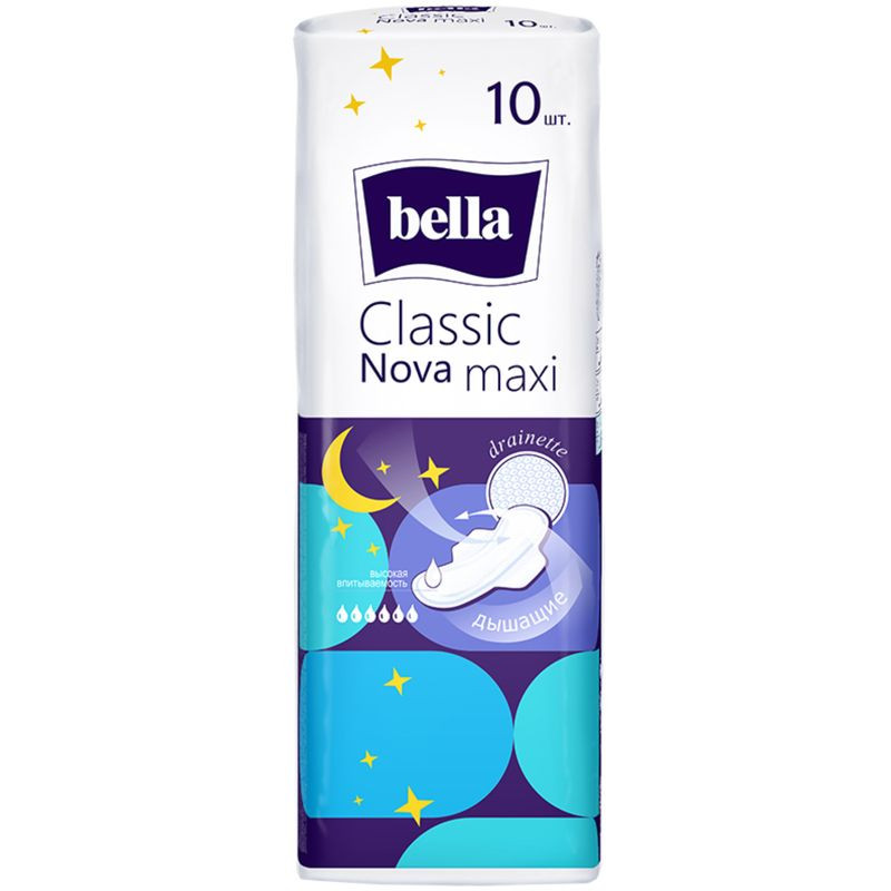 Изображение товара Гигиенические прокладки Bella Classic nova maxi, 10 шт