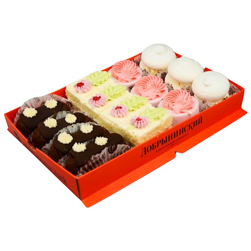Изображение товара Пирожное Добрынинский Мини Ассорти 354г российский десерт