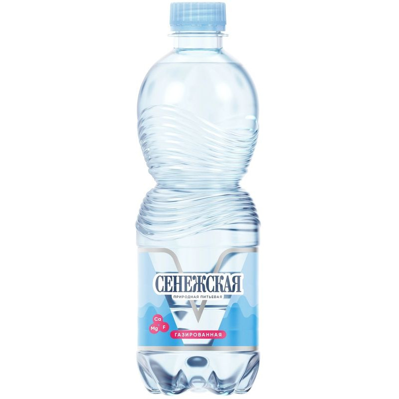 Изображение товара Вода питьевая Сенежская газированная, 500мл