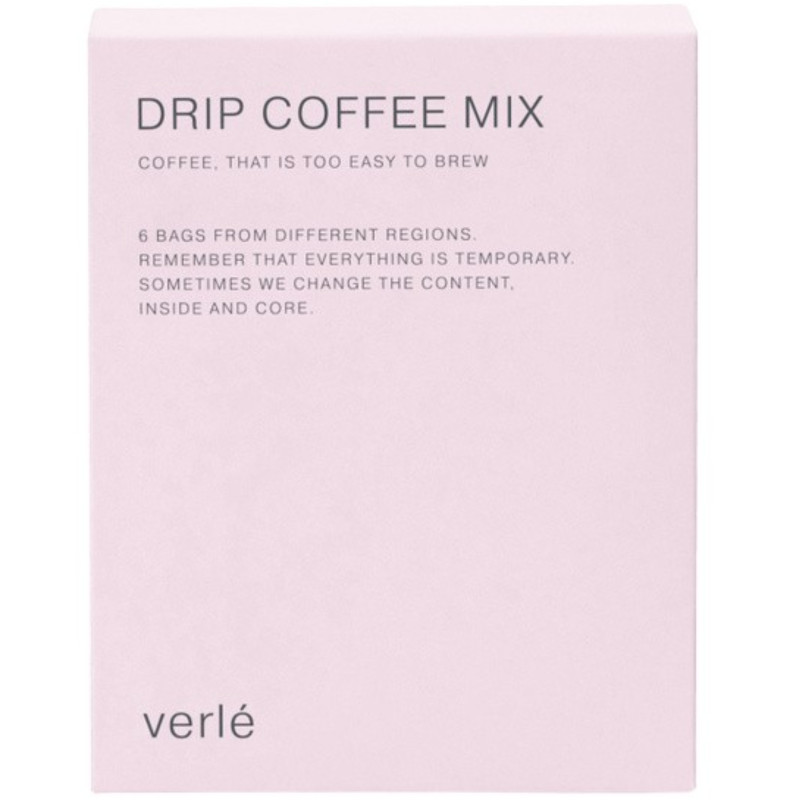Изображение товара Кофе Verle Mix натуральный жареный молотый в дрип-пакетах, 6х11г