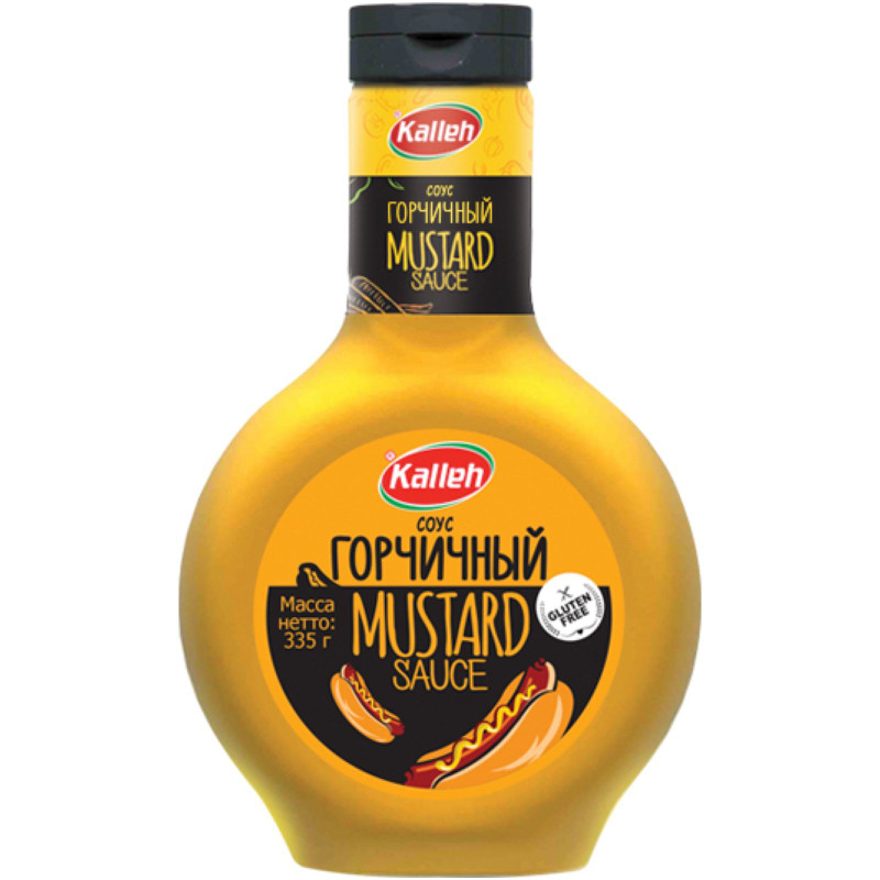 Изображение товара Соус Kalleh Горчичный на основе растительных масел, 335мл