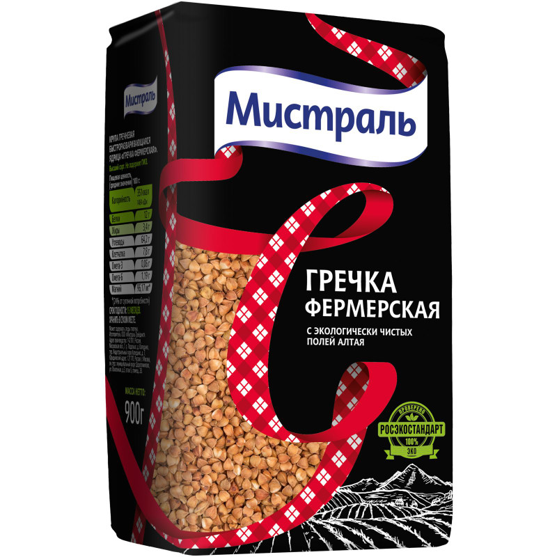Изображение товара Гречка Мистраль Фермерская, 900г