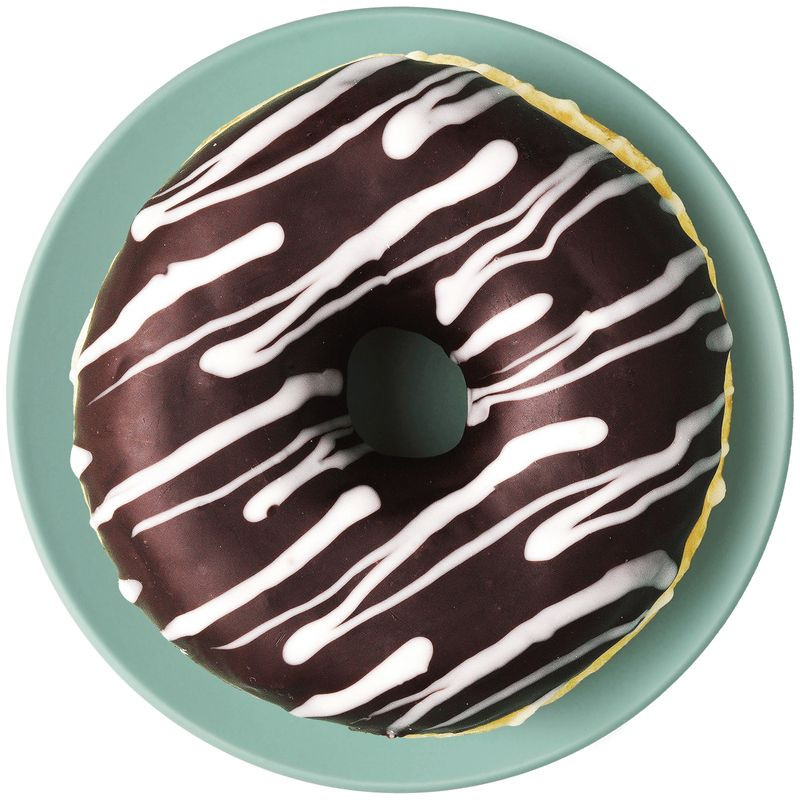 Изображение товара Пончик с шоколадной начинкой глазированный 65г Пекарня Перекрёсток