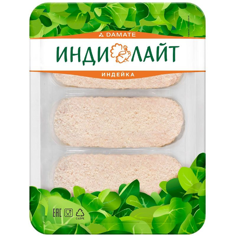 Котлеты из индейки Индилайт со сливками, 340г - купить с доставкой в Москве в Перекрёстке - 4432128