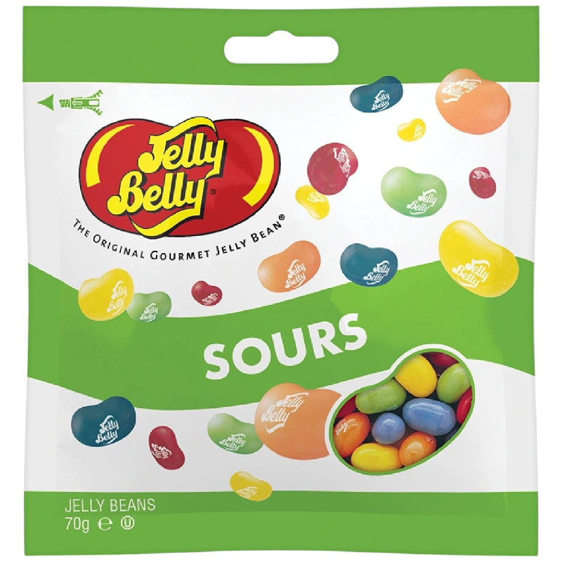 Изображение товара Драже Jelly Belly Ассорти Кислые фрукты жевательное, 70г