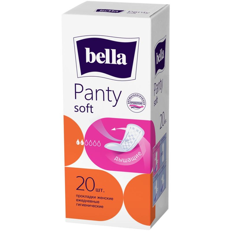 Изображение товара Ежедневные прокладки Bella Panty soft 20 шт - гигиенические средства для женщин, комфорт и защита