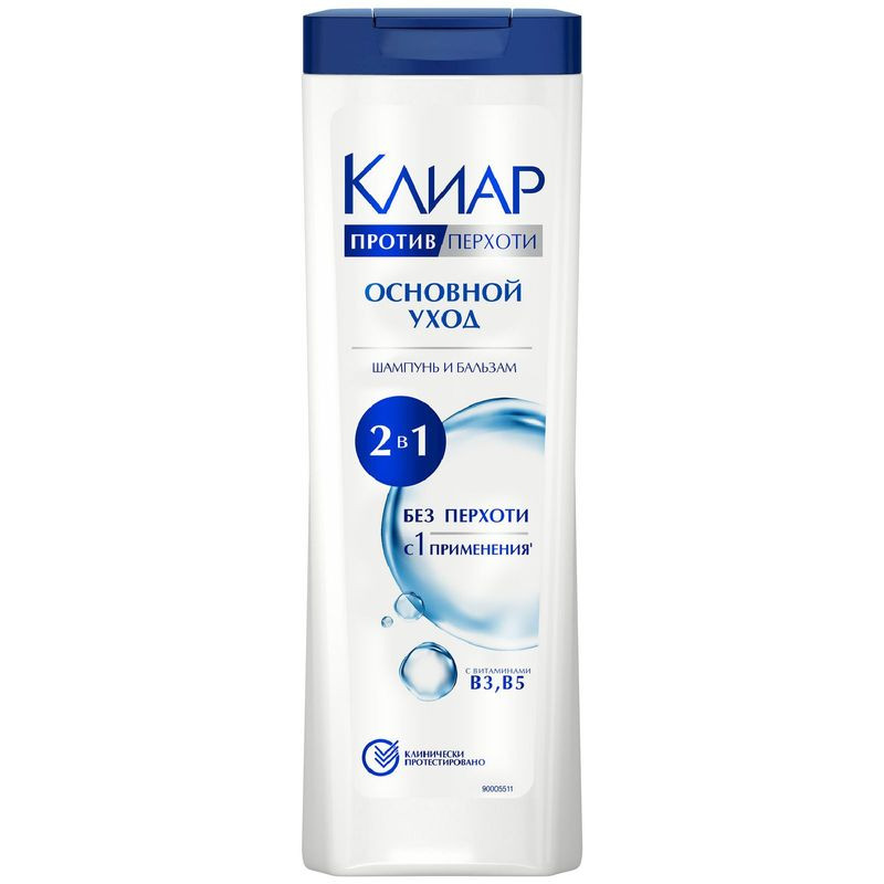 Изображение товара Шампунь и бальзам-ополаскиватель Клиар 2в1 против перхоти 380мл