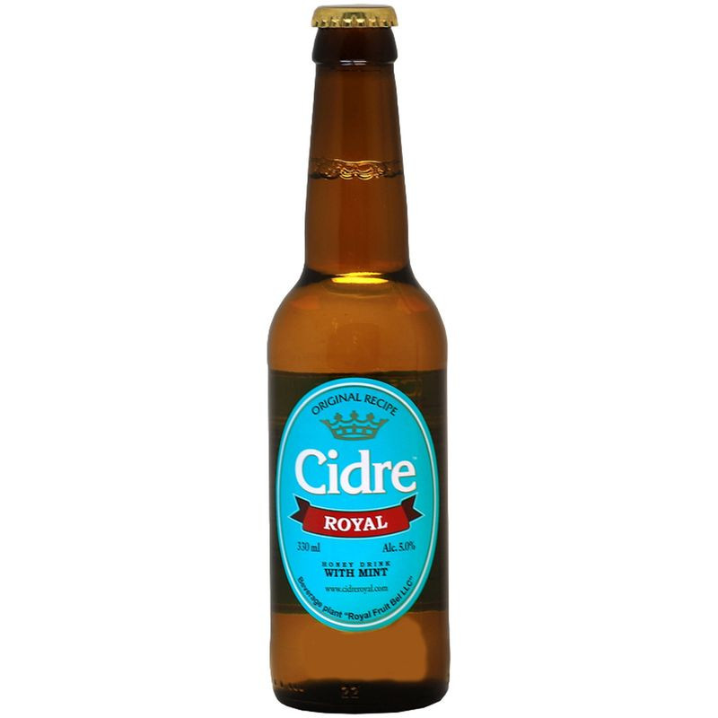 Изображение товара Медовуха Cidre Royal мятная слабогороалкогольная 330мл Беларусь