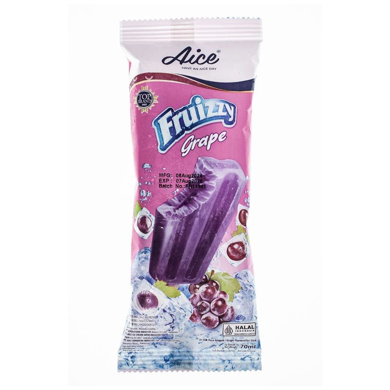 Изображение товара Мороженое Aice Виноград эскимо 70мл освежающий фруктовый вкус