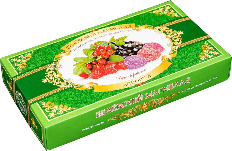 Изображение товара Мармелад Белевская Пастила Ассорти 260г для сладкого угощения