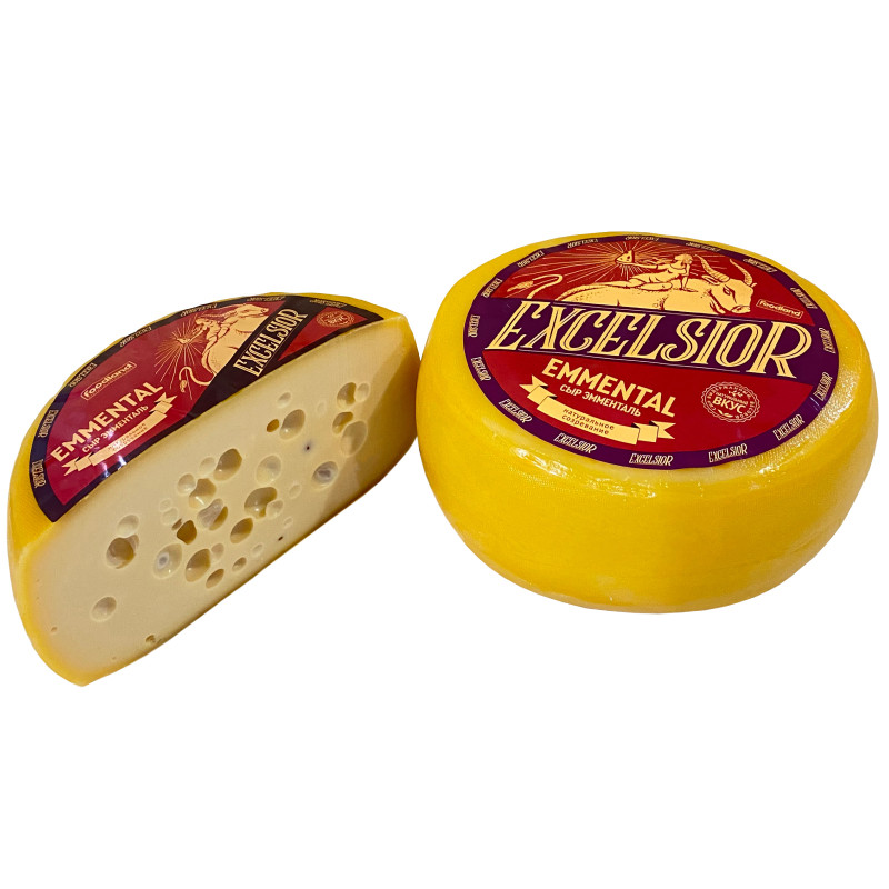 Изображение товара Сыр полутвёрдый Excelsior Emmental 45%