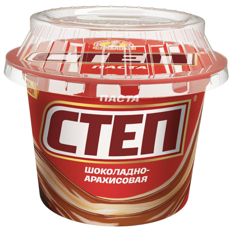 Изображение товара Паста десертная Степ Золотой Степ шоколадно-арахисовая, 220г