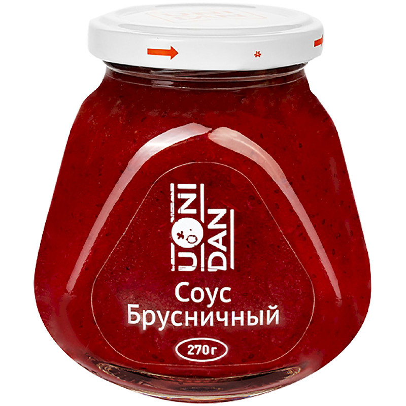 Изображение товара Соус Uni Dan брусничный для вторых обеденных блюд, 270мл