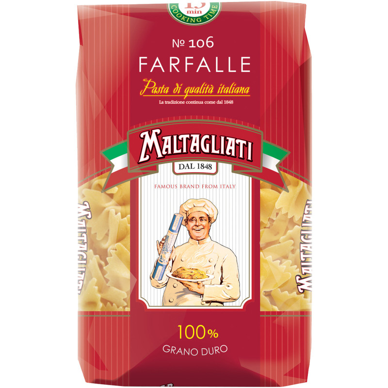 Изображение товара Макароны Maltagliati Farfalle, 450г
