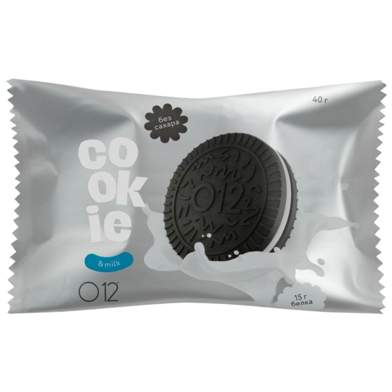 Изображение товара Печенье О12 Сэндвич с белковой молочной начинкой без сахара 40 г Россия