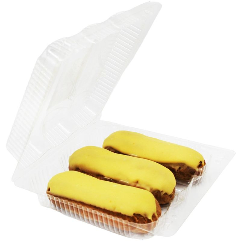 Изображение товара Эклер манго-маракуйя замороженный 150г - тропический фруктовый десерт