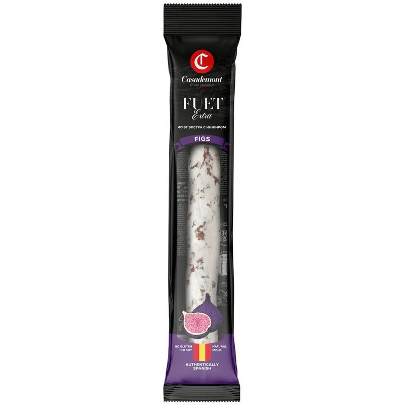 Изображение товара Колбаса сыровяленая Casademont Фуэт экстра с инжиром 110г