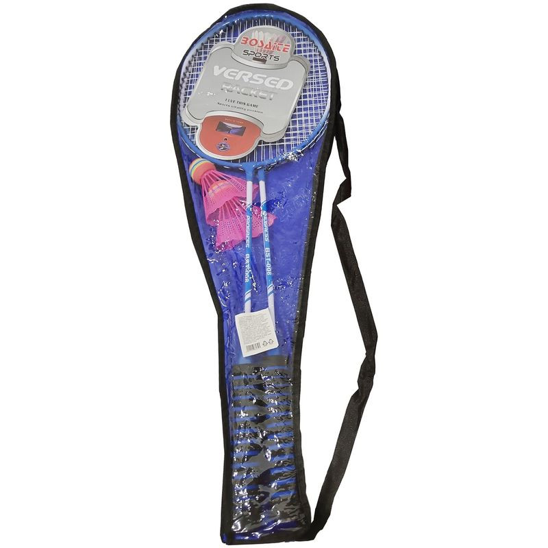 Изображение товара Набор для игры в бадминтон YWFH0910Q09 - металлические ракетки и сетка, качество