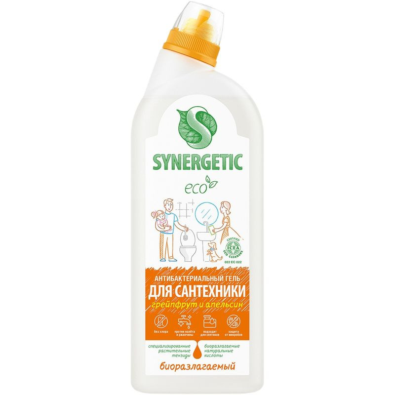 Изображение товара Средство для мытья сантехники Synergetic 5в1 биоразлагаемое 700мл