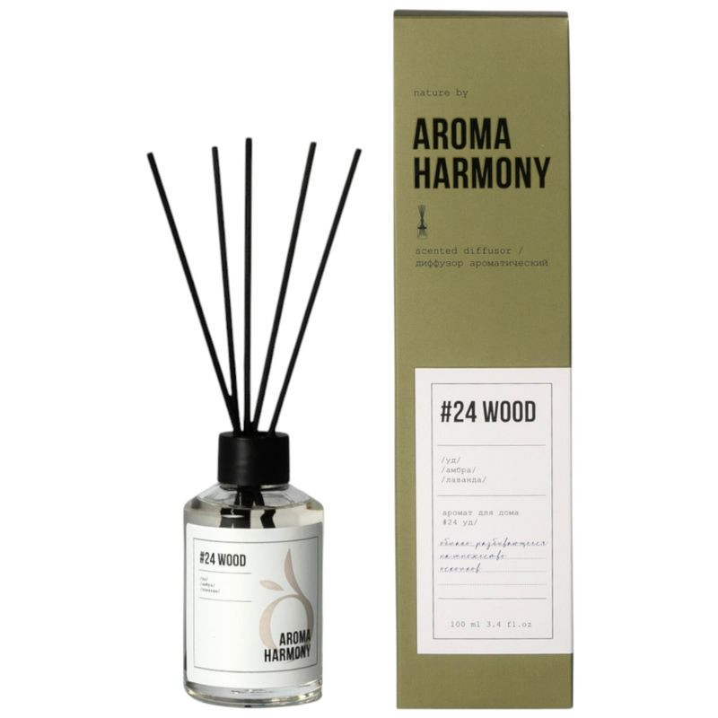 Изображение товара Диффузор Aroma Harmony №24 Wood ароматический 100мл для дома и офиса