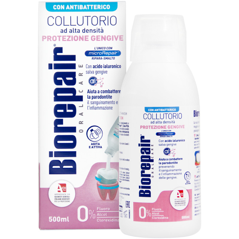 Изображение товара Ополаскиватель Biorepair Mouthwash Gum Protection Уход за деснами для полости рта, 500мл