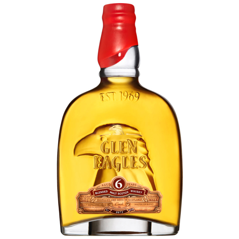Изображение товара Виски Glen Eagles 6-летний солодовый 40% в подарочной упаковке, 500мл