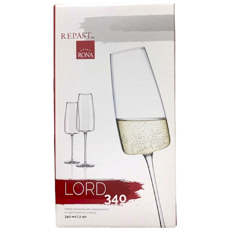 Изображение товара Набор бокалов Rona Lord из хрустального стекла объемом 340 мл