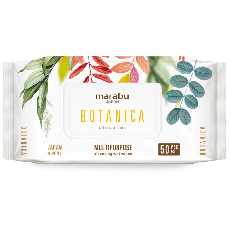 Изображение товара Влажные салфетки Marabu с ароматом цитруса 50 шт удобные и гигиеничные