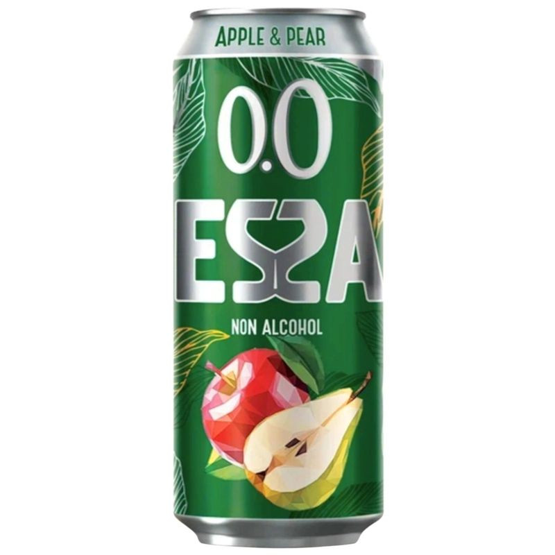 Изображение товара Безалкогольный пивной напиток Essa яблоко-груша 450мл