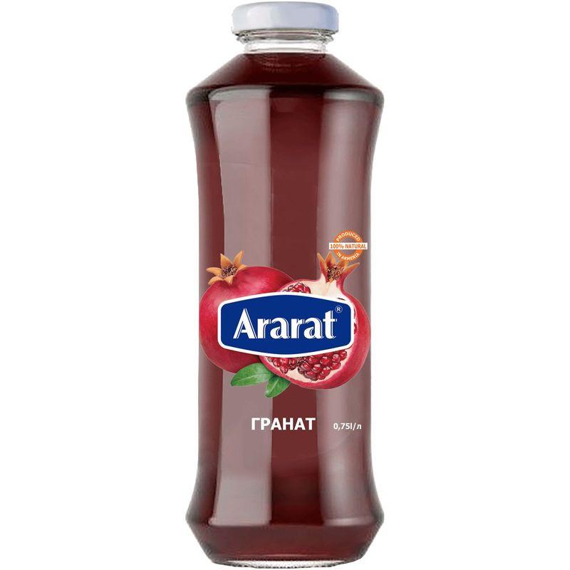 Изображение товара Гранатовый сок Ararat Premium 750 мл натуральный без сахара