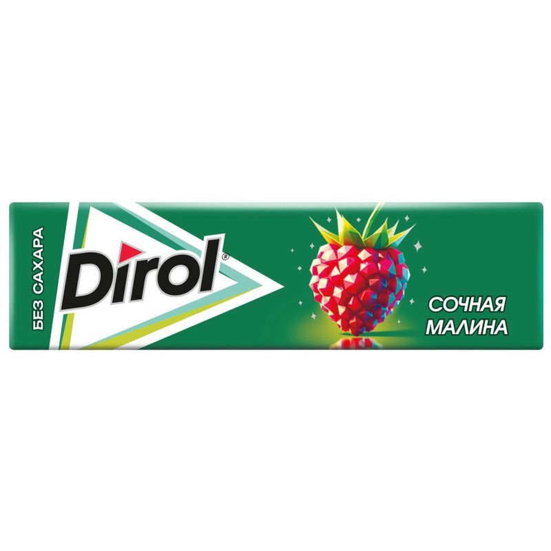 Изображение товара Жевательная резинка Dirol Яркая малина без сахара со вкусом малины, 13.6г