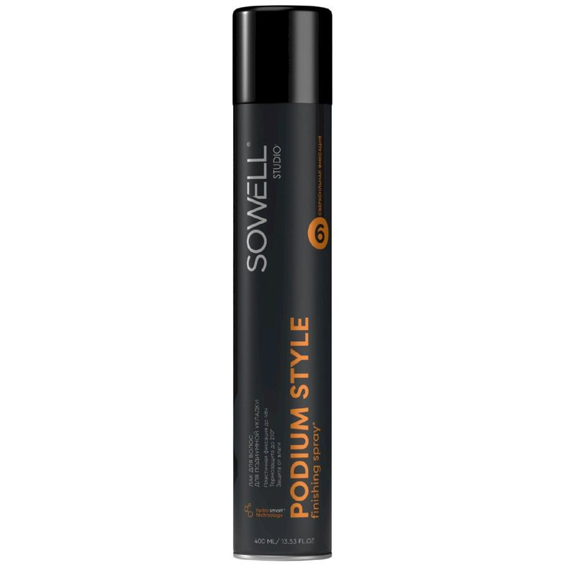 Изображение товара Лак для волос Sowell Podium Style сверхсильная фиксация 400 мл