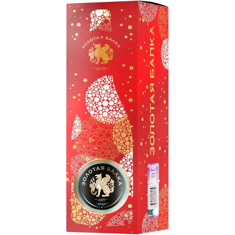 Изображение товара Игристое вино Золотая Балка Брют белое 12.5% 750мл Крым Россия