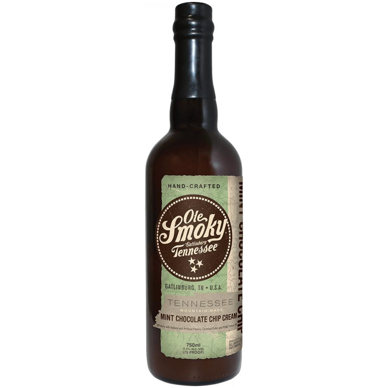 Изображение товара Ликёр Ole Smoky Минт Шоколейт Шип Крим эмульсионный со вкусом шоколада и мяты 17.5%, 750мл