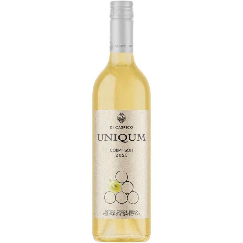Изображение товара Вино Di Caspico Uniqum белое сухое 12% 750мл - идеально для ужина